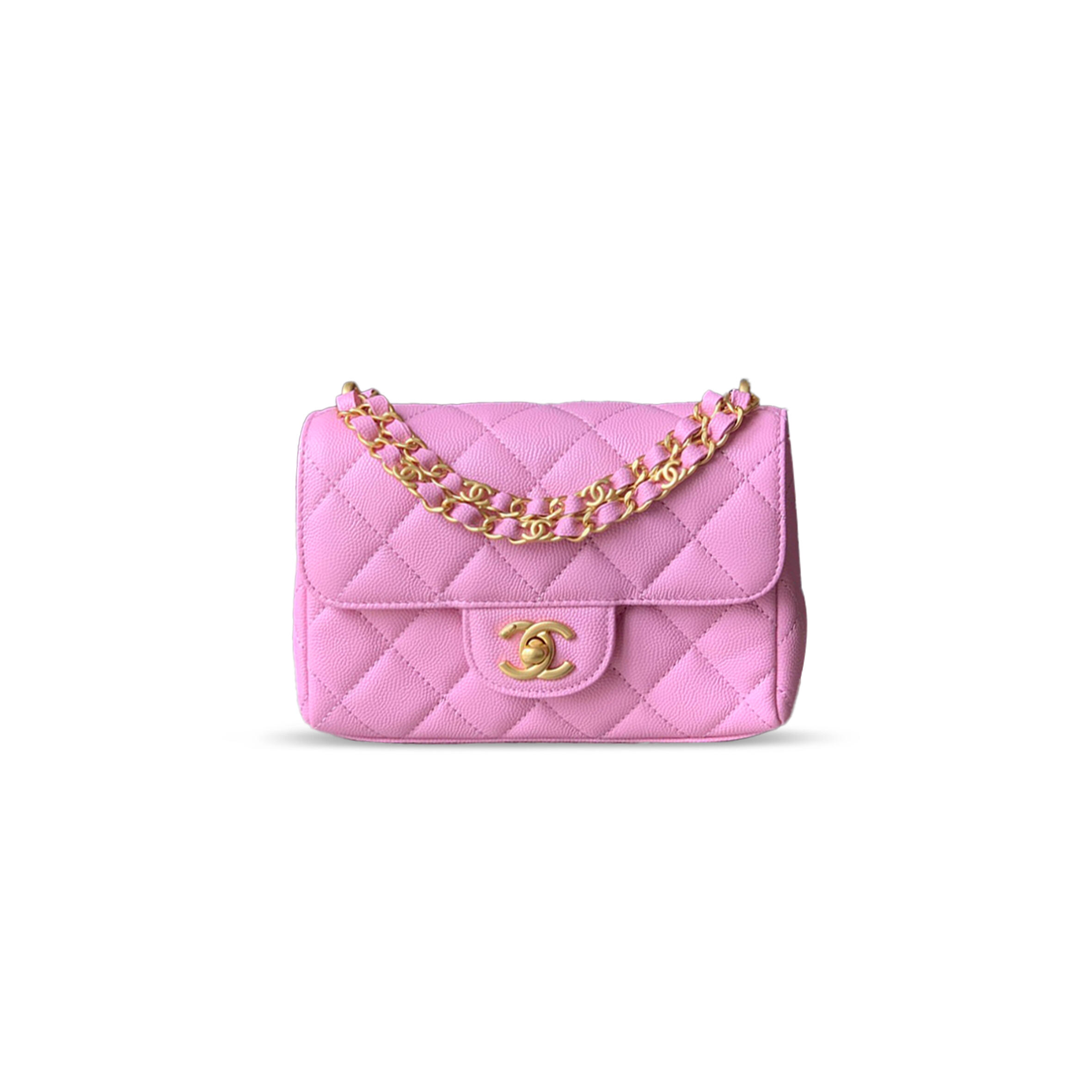 CHANEL CAVIAR WALLET ON CHAIN 321498 (18*13*5.5cm)